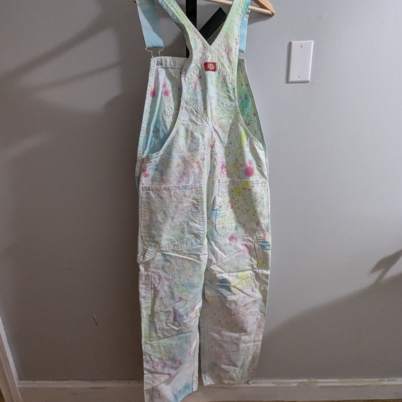 Dickies Tie Dye Overalls Size 34/30 - Picture 3 of 5